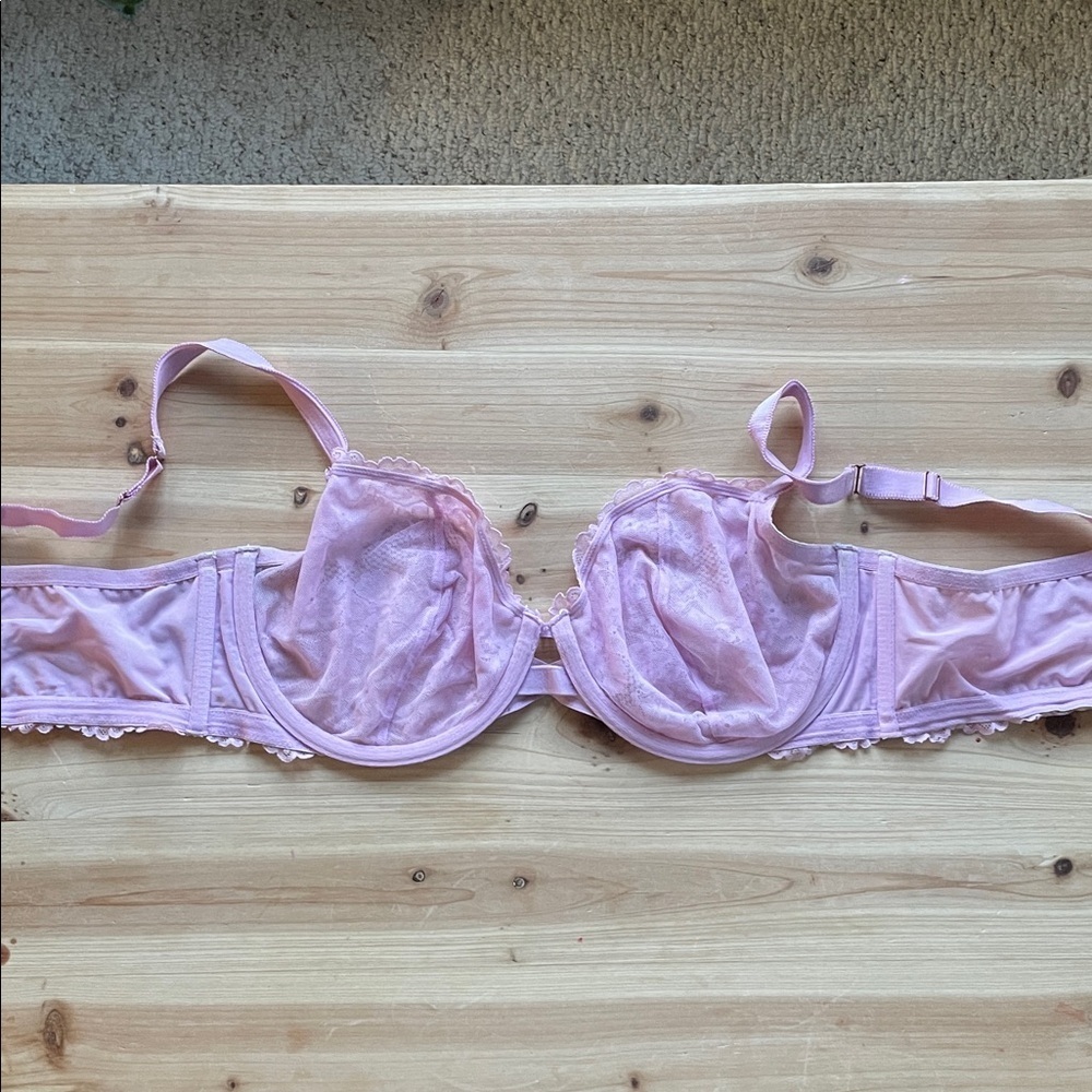 Savage X Fenty Purple Pink Lace Underwire Bra - Picture 5 of 8